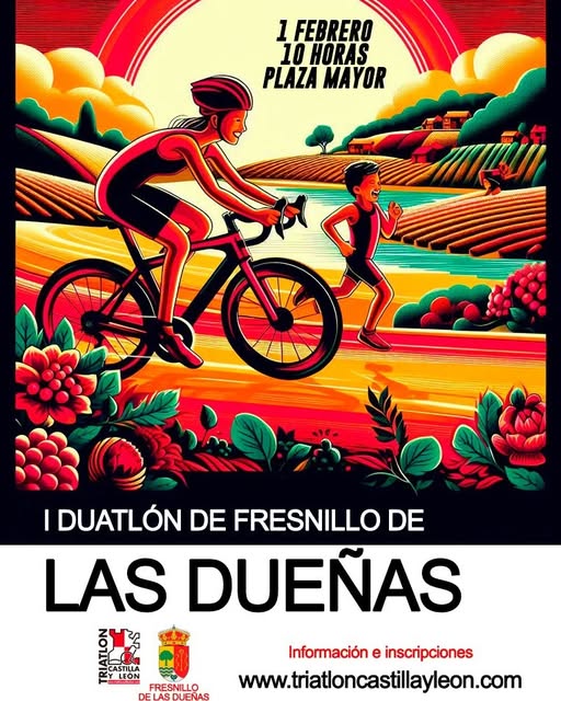 I Duatlón de Fresnillo de Las Dueñasposter
