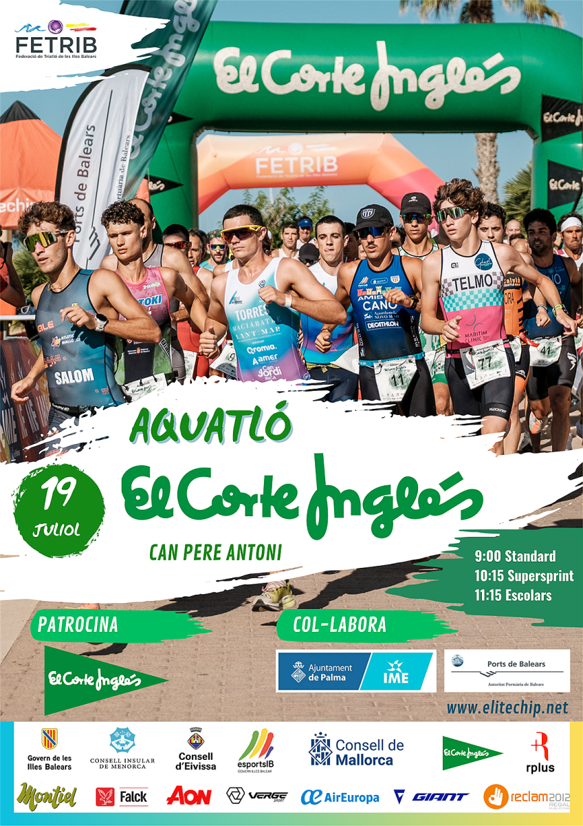 Aquatló Can Pere Antoni - El Corte Inglésposter