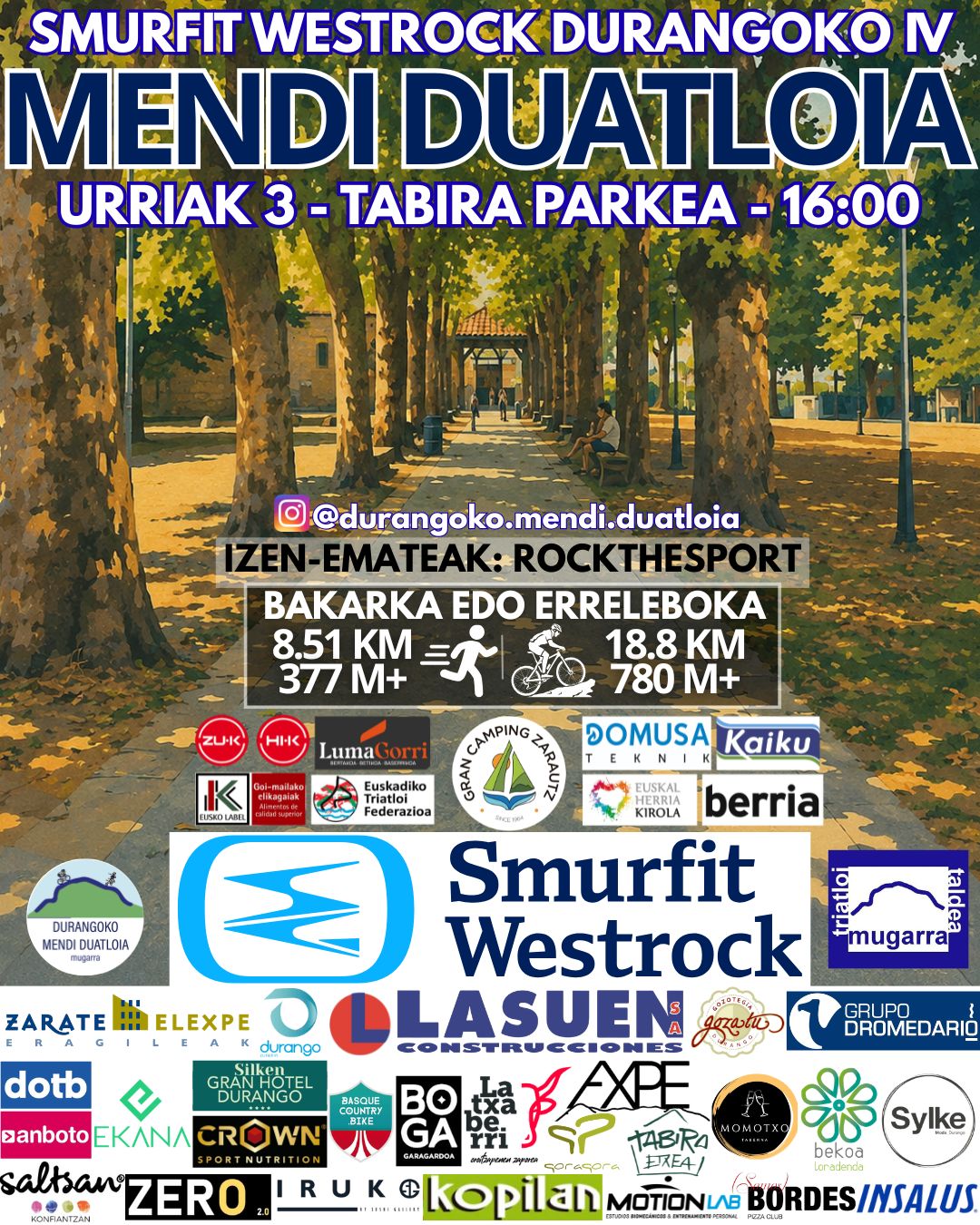 Duatlón Cros de Durangoposter