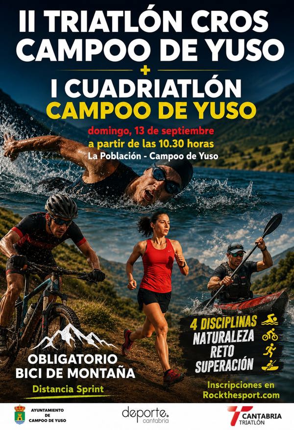 II Triatlón Cros Campoo de Yusoposter