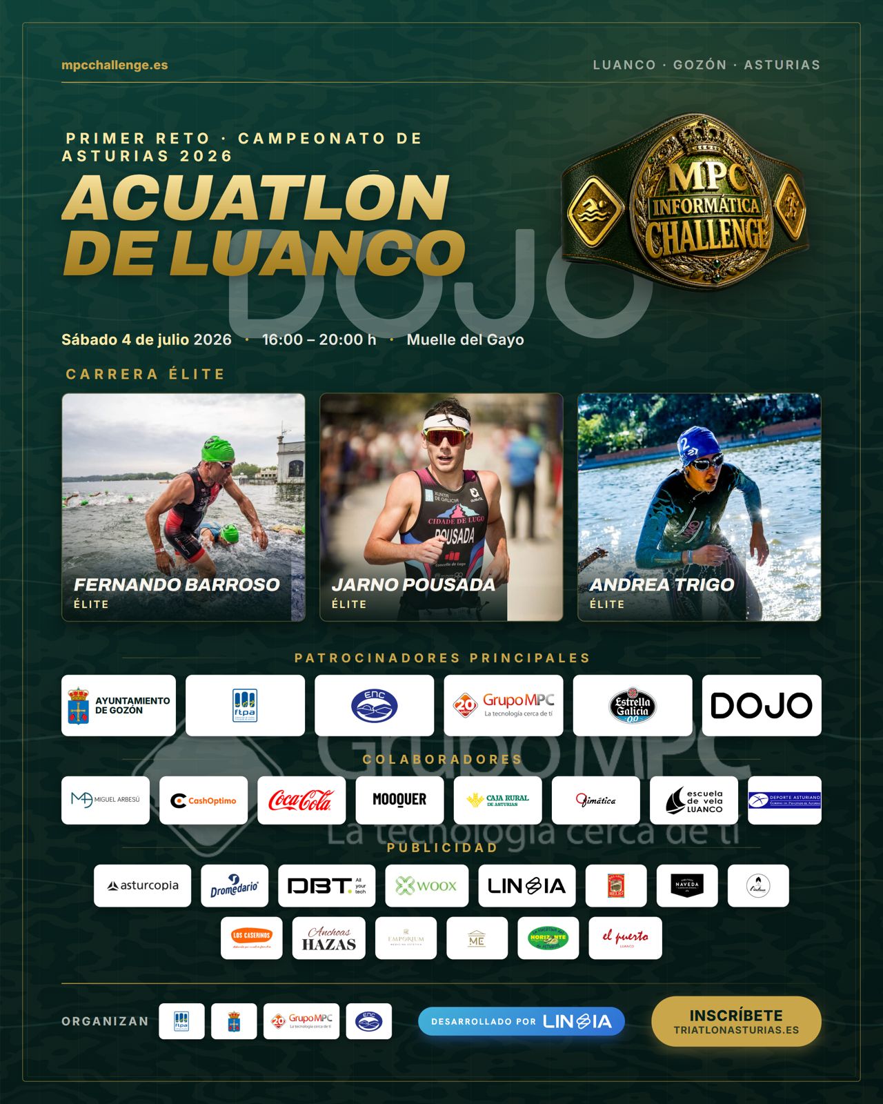 Acuatlón Luanco - MPC Challengeposter