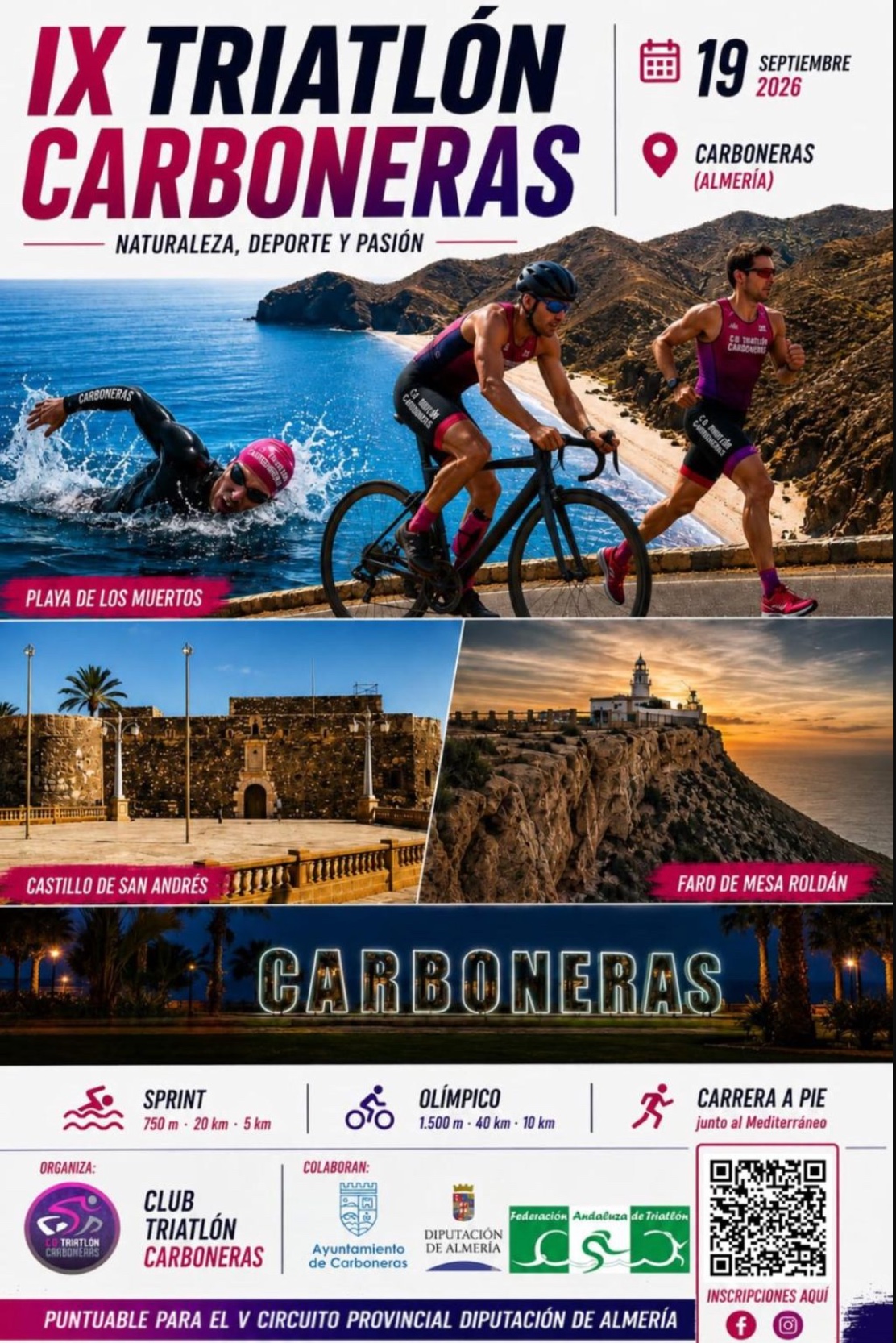 Triatlón de Carbonerasposter