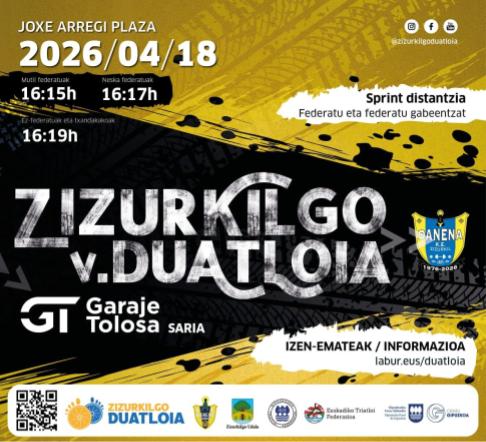 V. Duatlón de Zizurkilposter