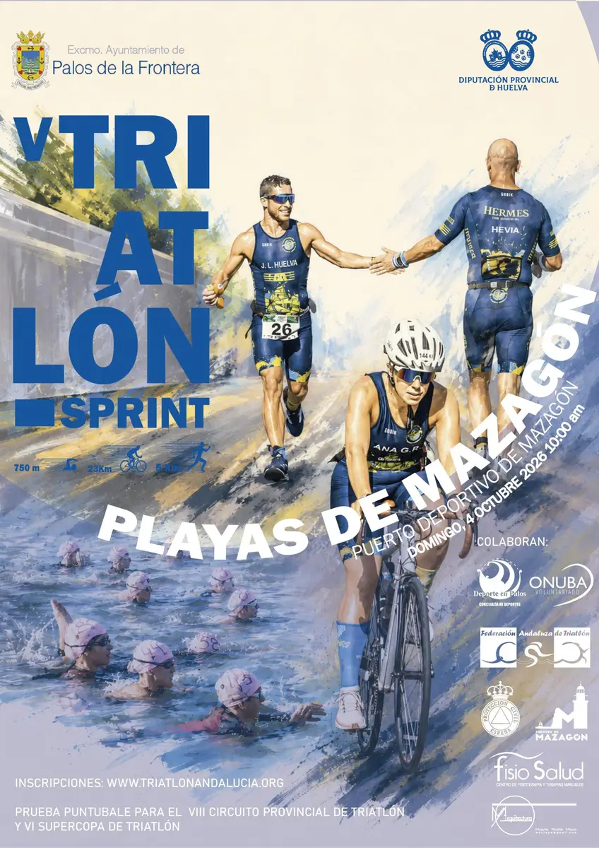 V Triatlón Playas de Mazagónposter