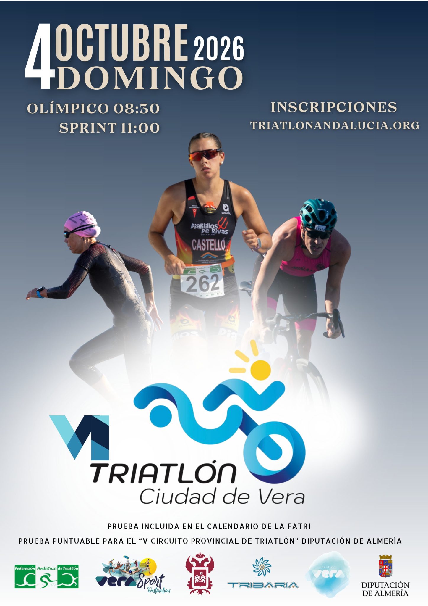 VI Triatlón Ciudad de Veraposter