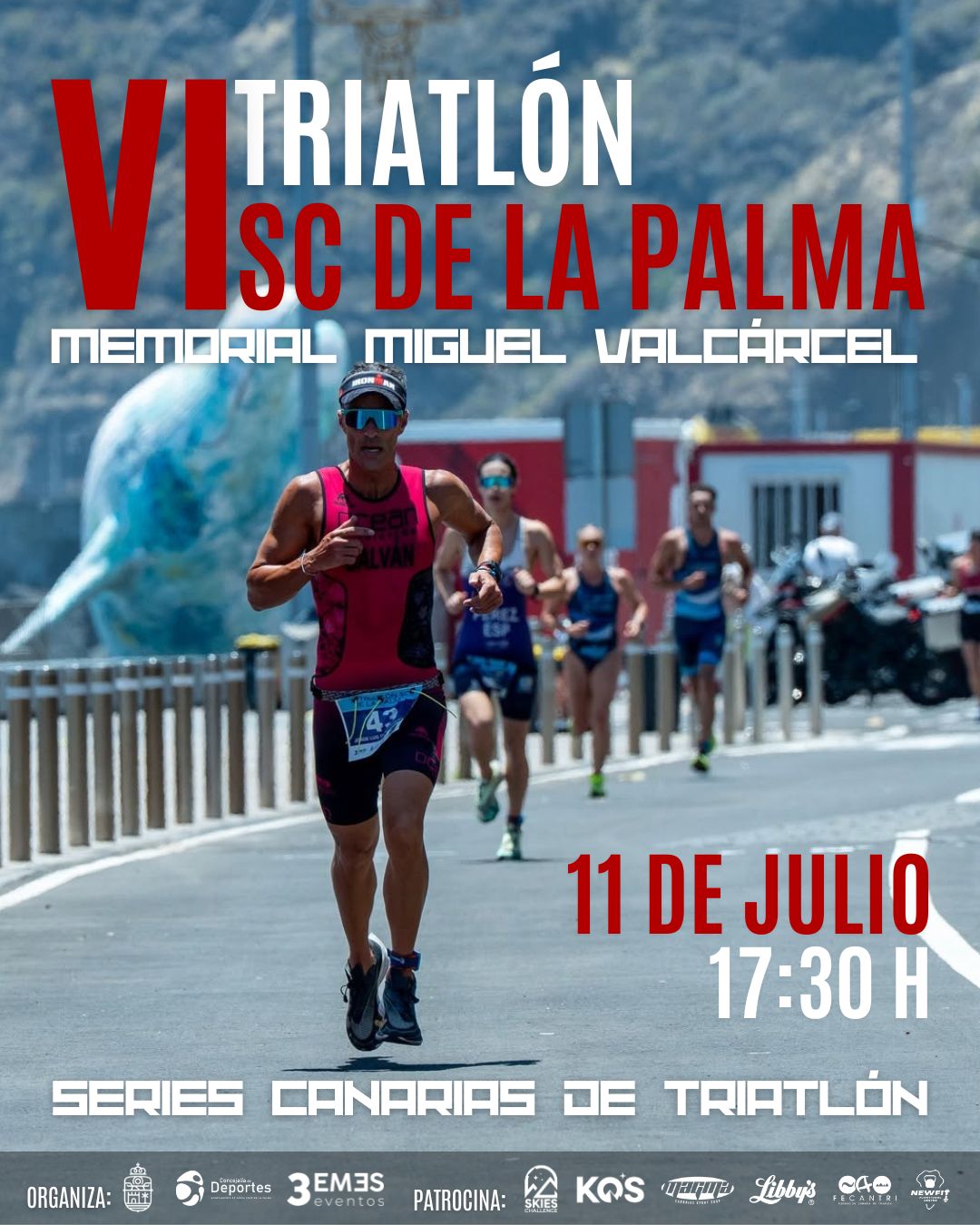 VI Triatlon Santa Cruz de la Palma poster