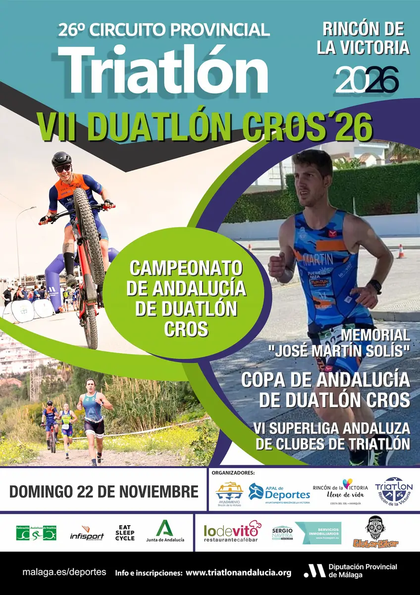 VII Duatlón Cros Rincón de la Victoriaposter