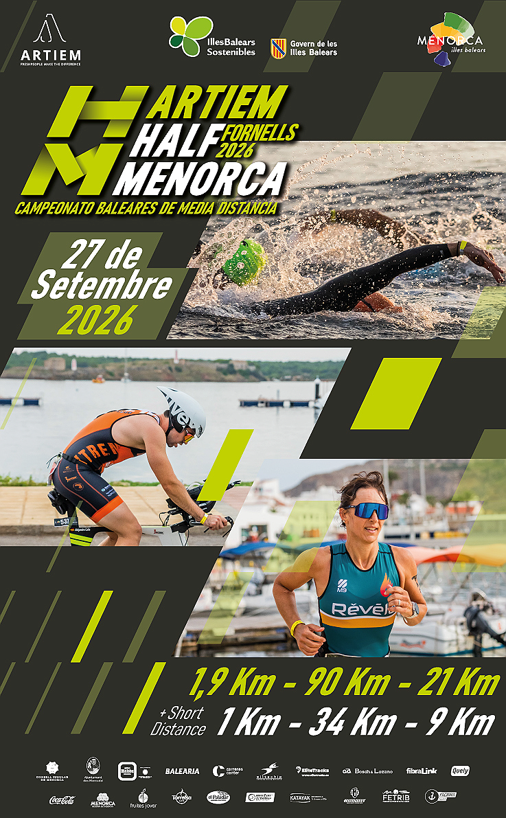 XI Artiem Half Menorca Triatlónposter