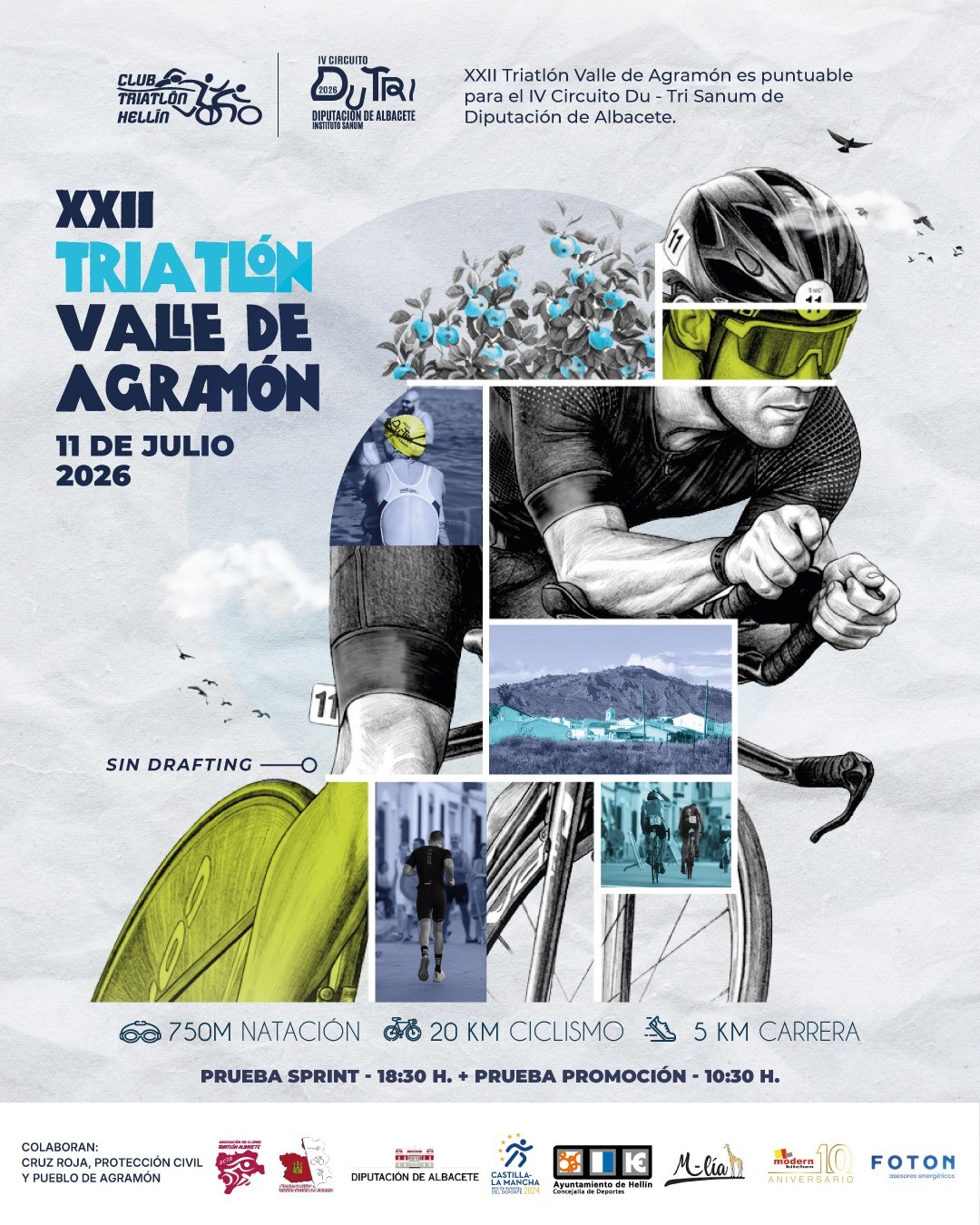 XXII Triatlón Sprint Valle de Agramónposter