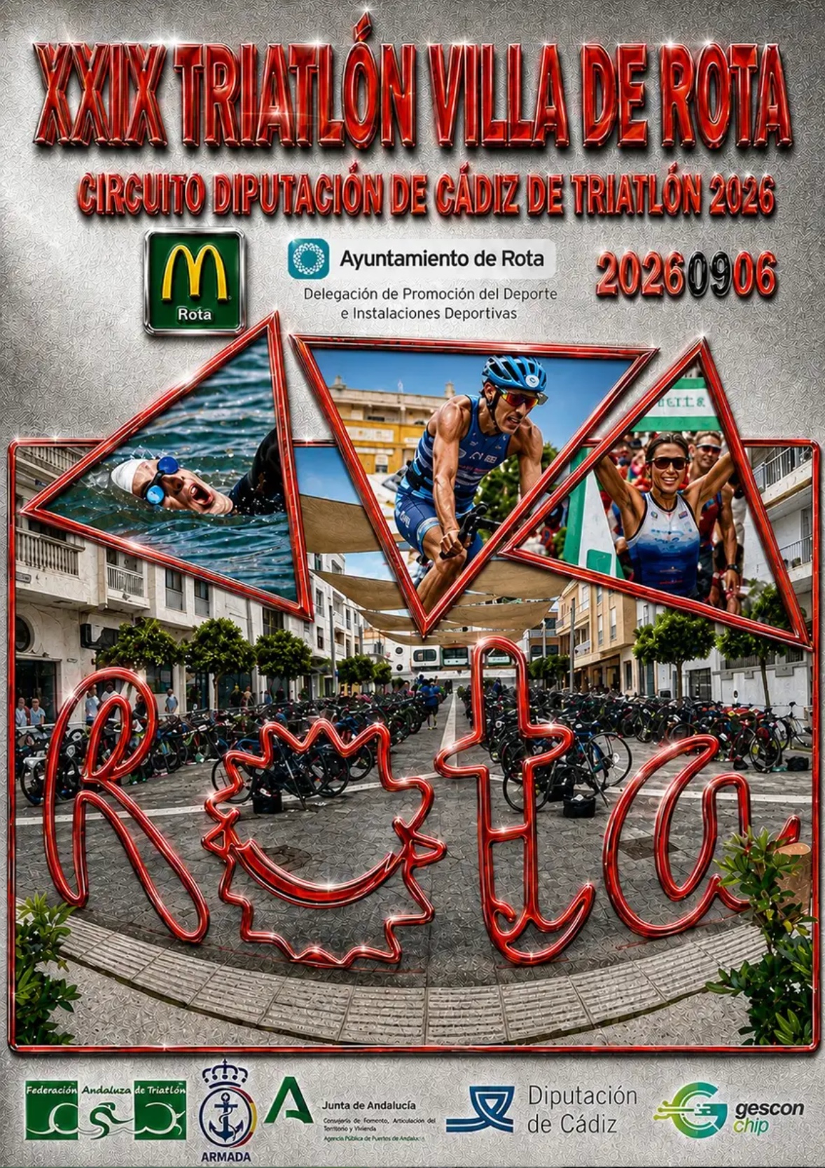 XXIX Triatlón Villa de Rotaposter
