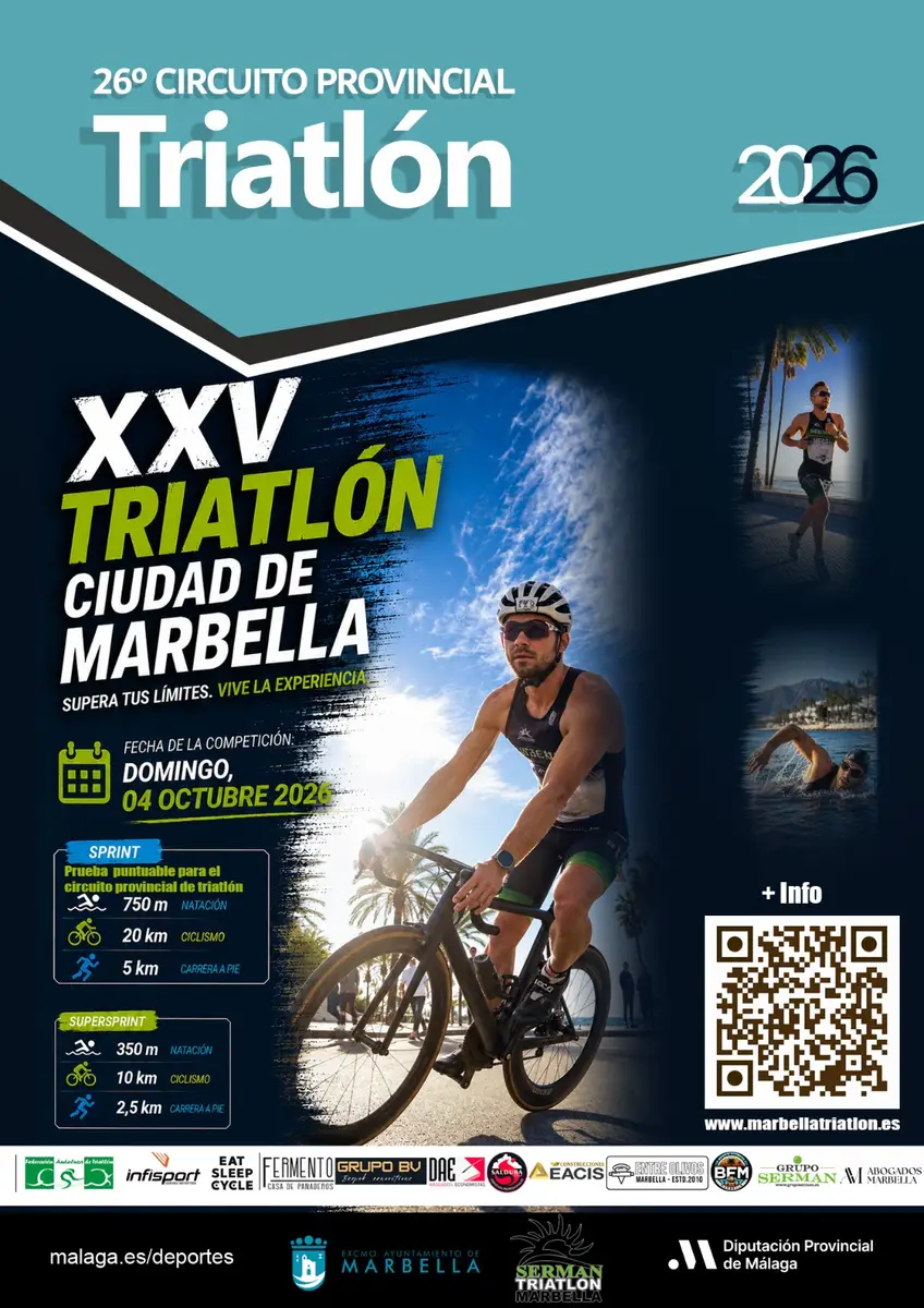 XXV Triatlón Ciudad de Marbellaposter
