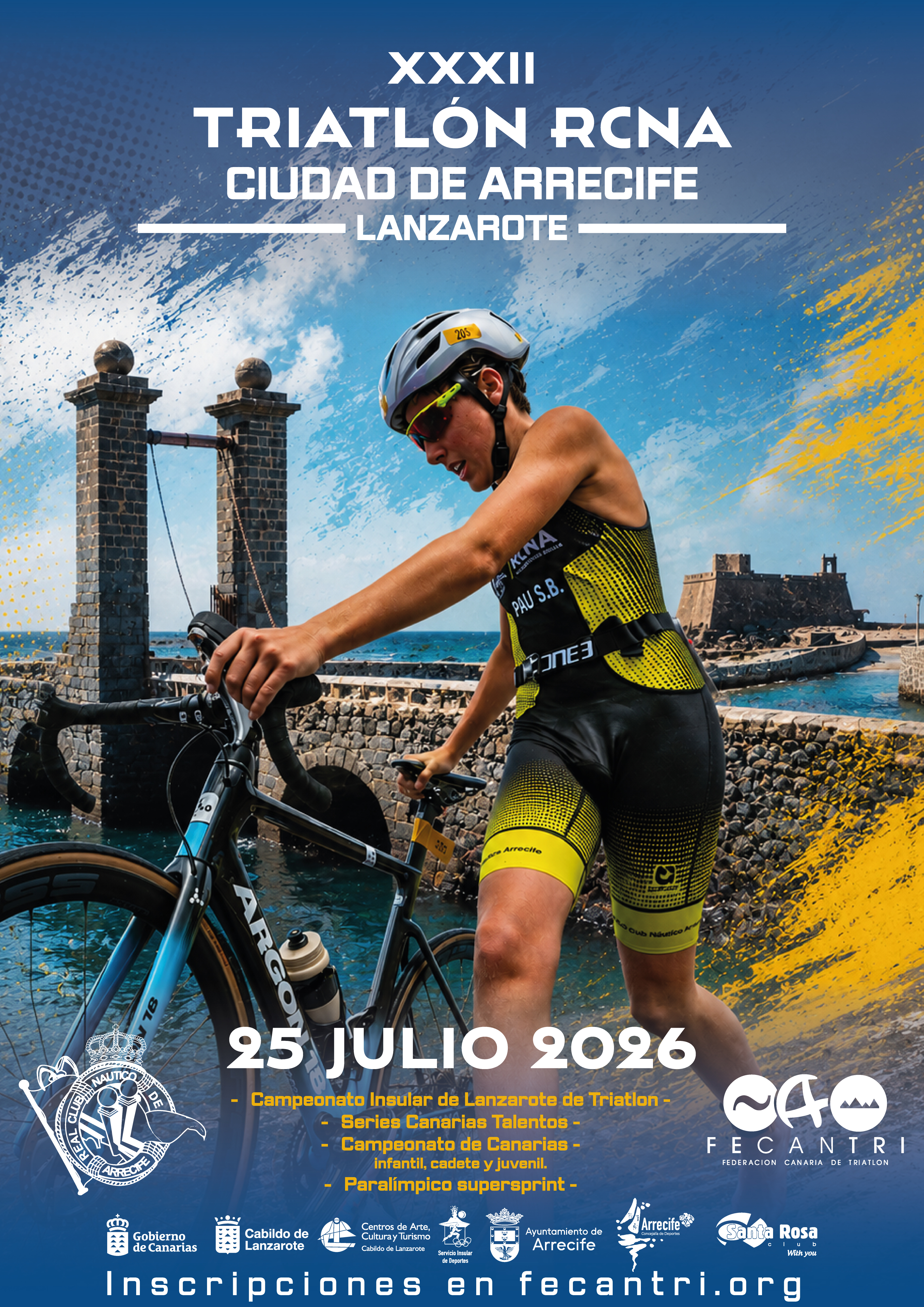 XXXII Triatlon RCNA Ciudad de Arrecifeposter