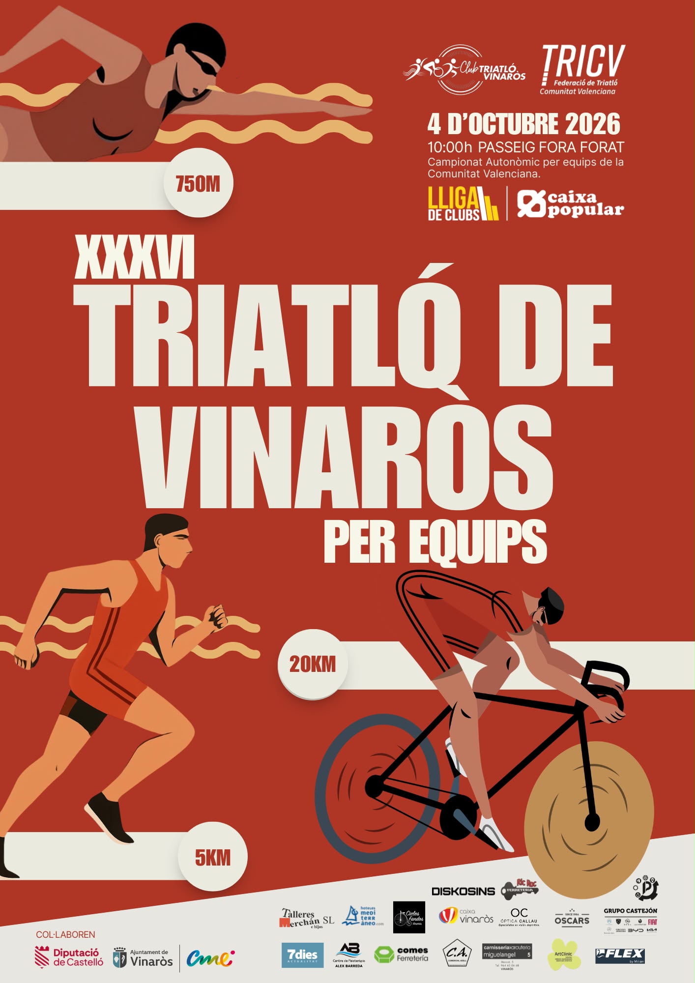 XXXVI Triatló de Vinaròsposter