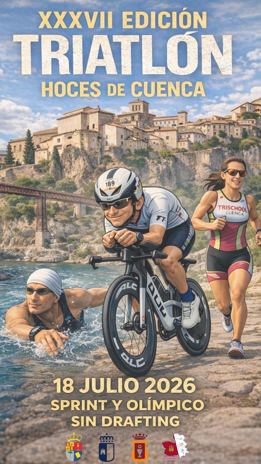 XXXVII Triatlón Hoces de Cuencaposter